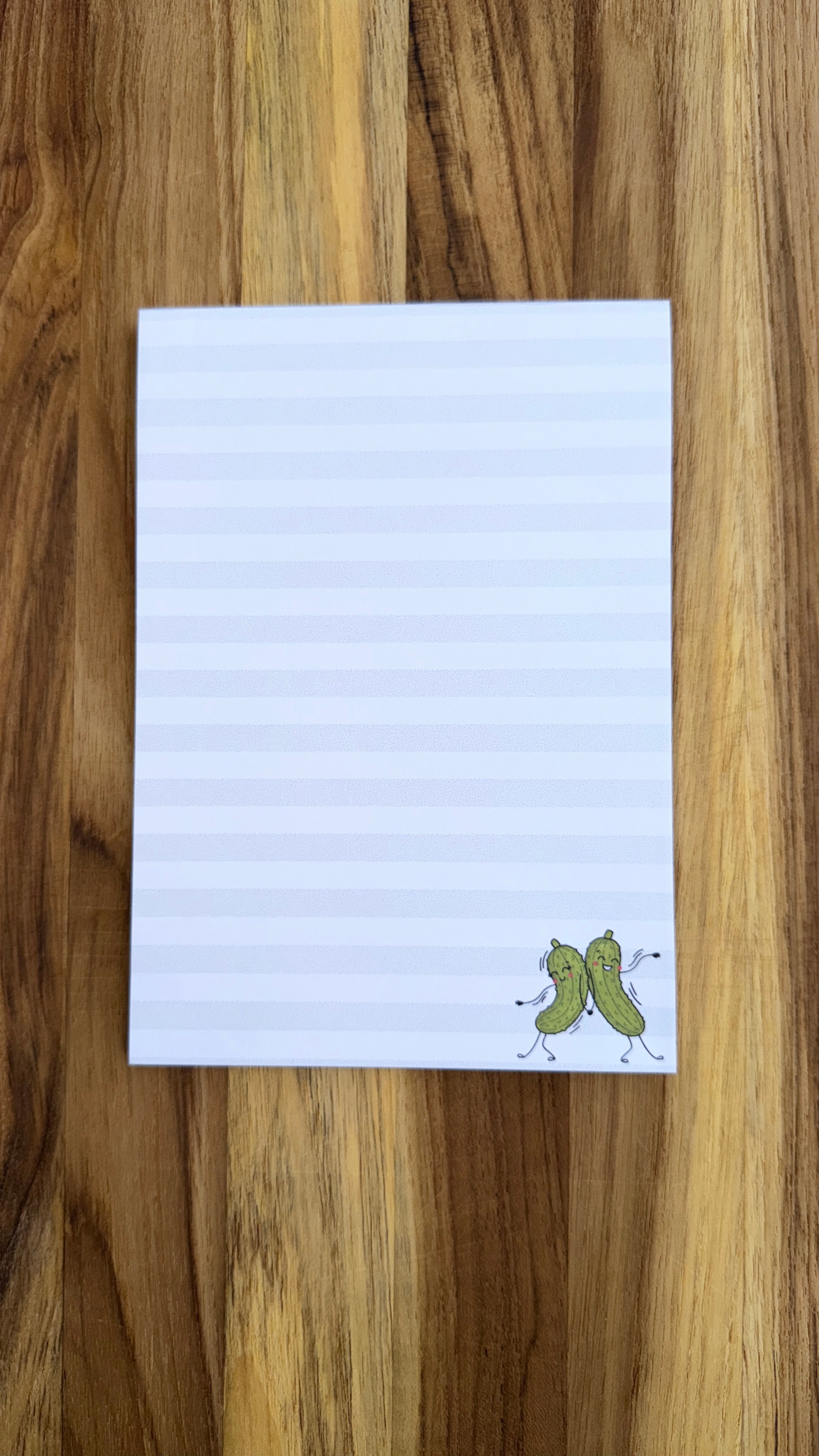 Dancing Pickles Notepad