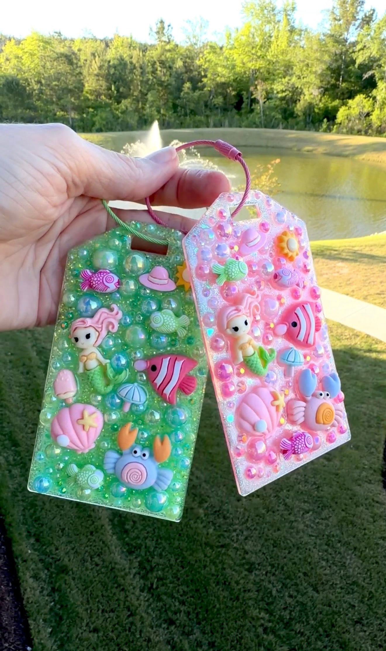 Mermaid Luggage Tag