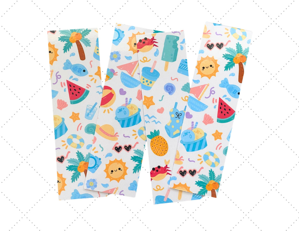 Summer Beach Bookmark Set