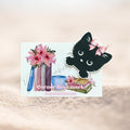 Kitten Corner Bookmark – Coquette Bow, Velvet Matte Finish