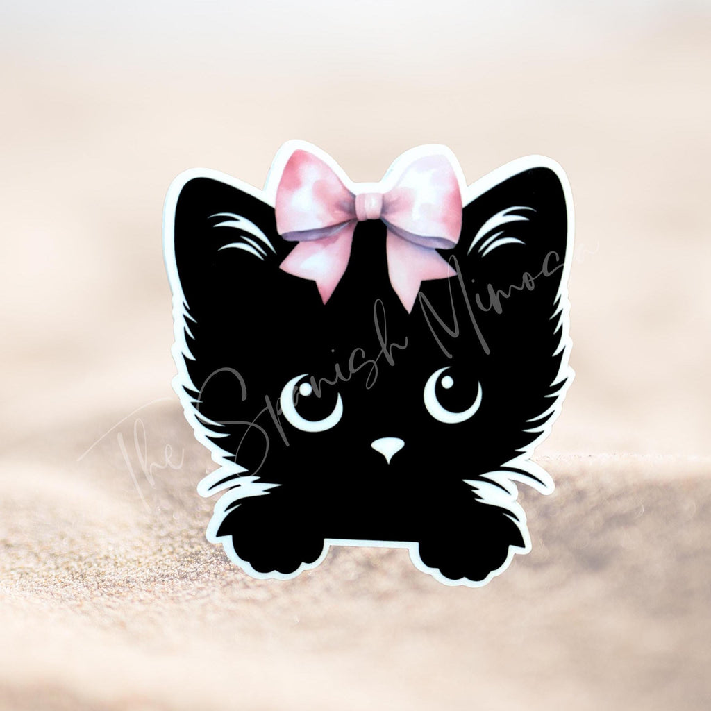 Kitten Corner Bookmark – Coquette Bow, Velvet Matte Finish