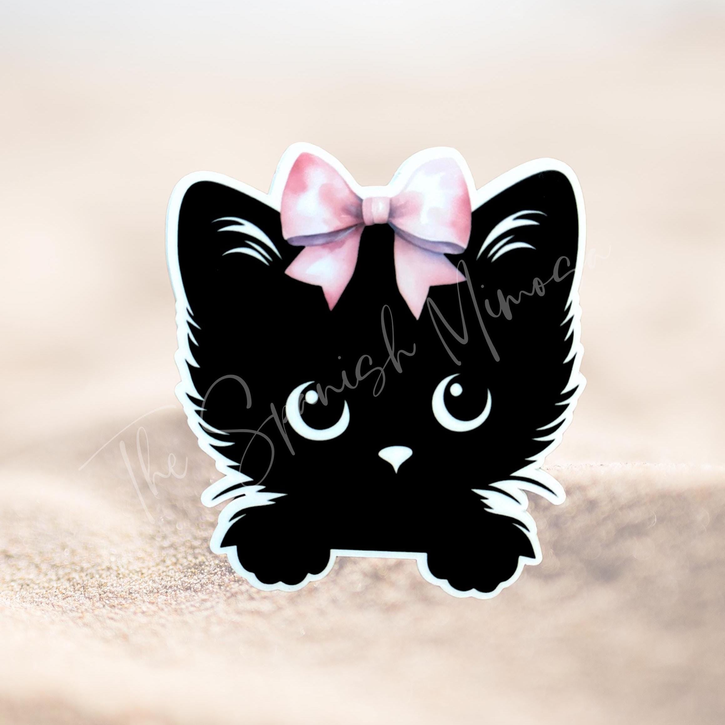 Kitten Corner Bookmark – Coquette Bow, Velvet Matte Finish