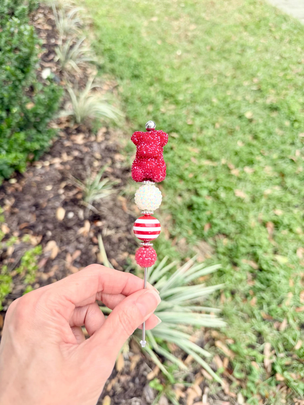 Sugared Bear Handmade Cookie Scribe Tool | Glitter Bear Pusher