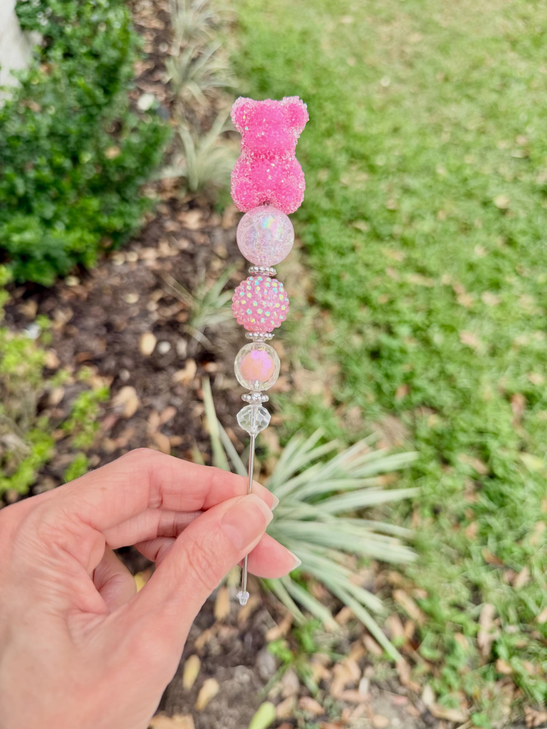 Sugared Bear Handmade Cookie Scribe Tool | Glitter Bear Pusher