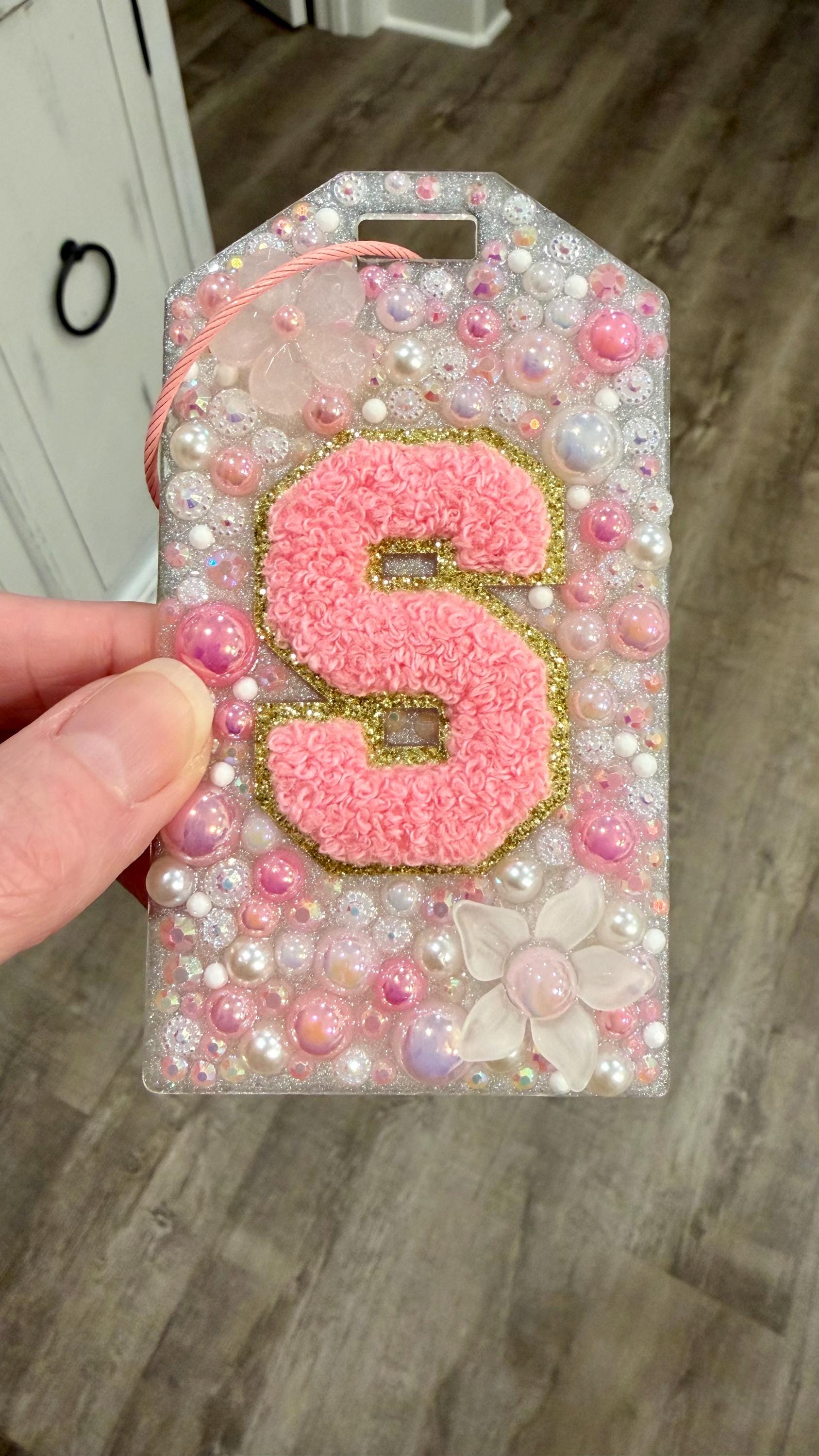 Personalized Luggage Tag – Custom Initial & Color Combo
