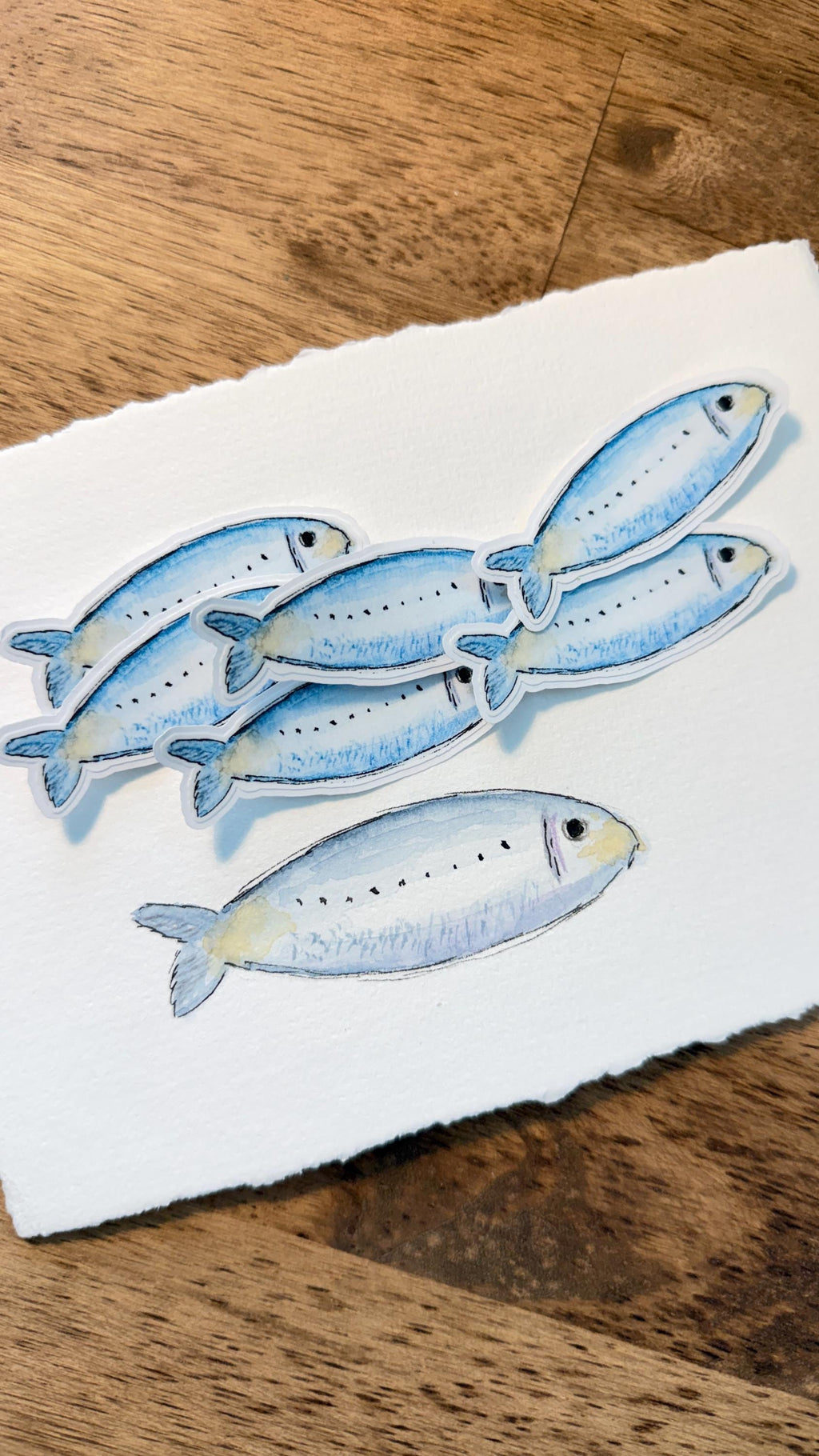 Blue Fish Sticker | Matte Vinyl