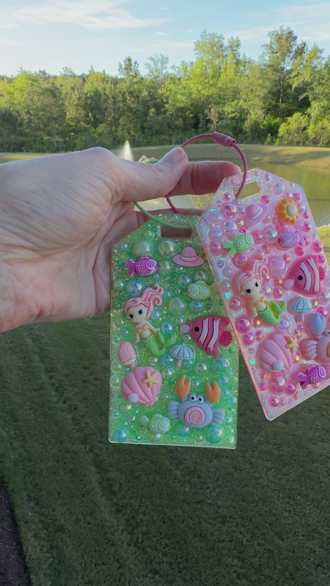 Mermaid Luggage Tag